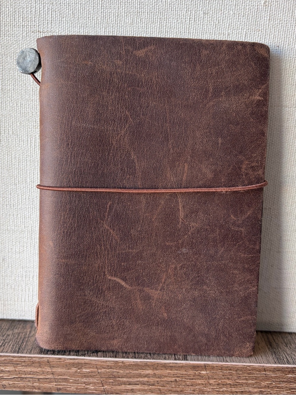 Traveler’s Company Passport Size Brown Leather Notebook Cover